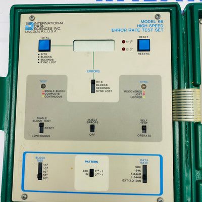 International Data Sciences Model 66 High Speed Error Rate Test Set