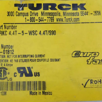 TURCK RKC 4.4T-5-WSC 4.4T/S90