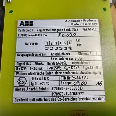 ABB P 70 861-4-0 368 052