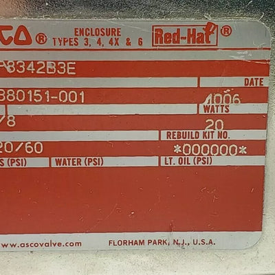 ASCO NP8342B3E