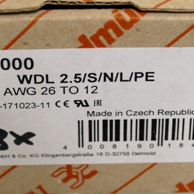 WEIDMULLER WDL2.5/S/N/L/PE