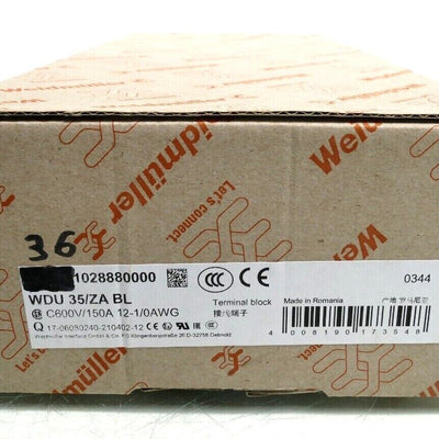WEIDMULLER WDU 35/ZA BL