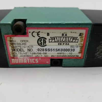 NUMATICS 028SS515K000030