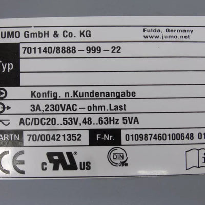 JUMO 701140/8888-999-22
