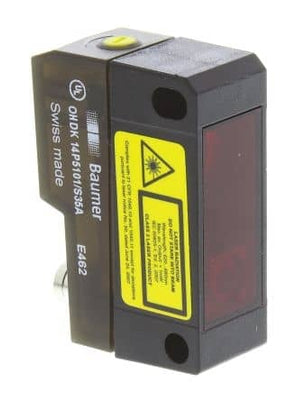 OHDK 14P5101/S35A Baumer Diffuse Photoelectric Sensor 20 → 350 mm Detection Range PNP IP67 Block Style OHDK 14P5101/S35A      RS Stock No. 446-0282 Mfr. Part No. OHDK 14P5101/S35A Brand Baumer  Repair Service